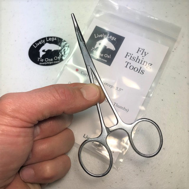 Lively Legz Curved Nose 5.5 Forceps – Lively Legz Fly Fishing
