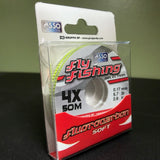ASSO FLY FISHING COPOLYMER &  FLUOROCARBON SOFT TIPPET (Large 50 Meter Spool)