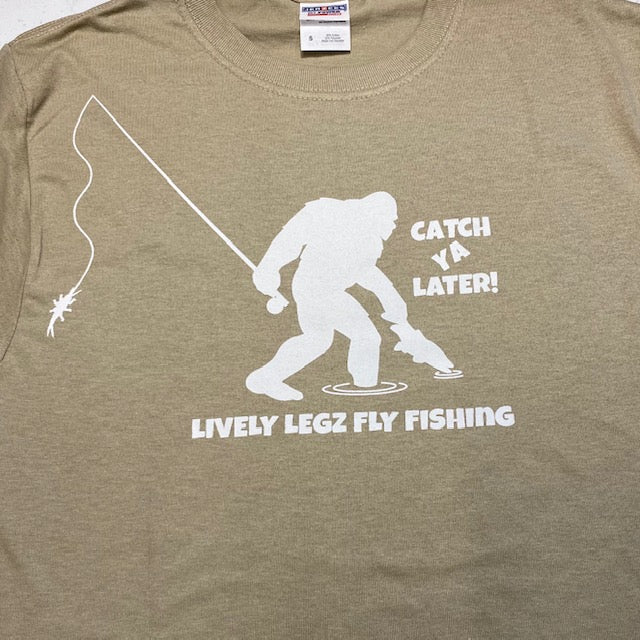 BIGFOOT Catch and Release T-shirt – Lively Legz Fly Fishing