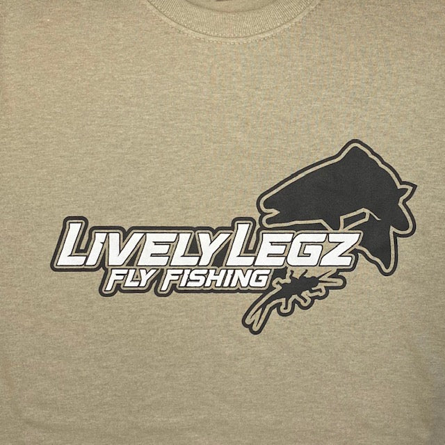 New Logo T-shirt – Lively Legz Fly Fishing