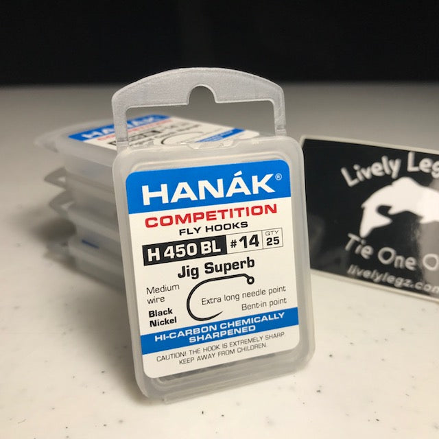 Hanák Competition Barbless Hooks – Lively Legz Fly Fishing