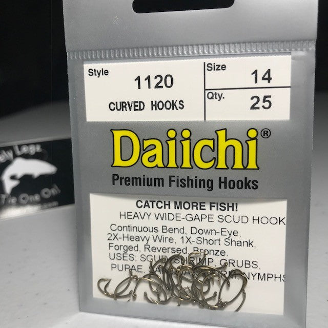 Daiichi 1120 Heavy Wire Scud Hooks – Lively Legz Fly Fishing