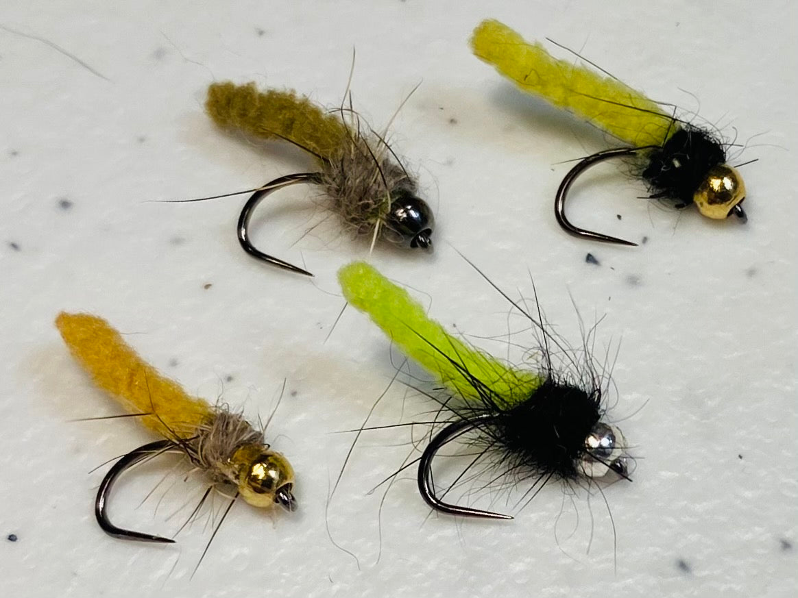 Micro Mops Barbless/ Tungsten Series – Lively Legz Fly Fishing