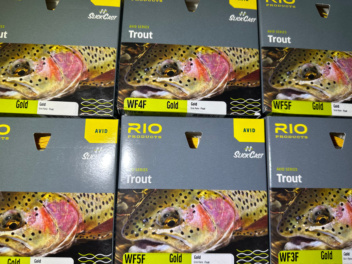RIO Avid Trout Gold Fly Line with SlickCast – Lively Legz Fly Fishing
