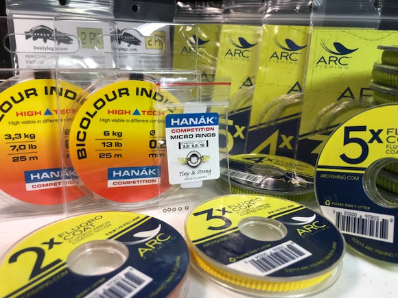 Tippet, Tippet Rings, Leaders, and Sighter Line