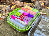 Lively Legz "The Minimalist" Loaded Box (84 Barbed Flies)