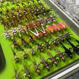 Lively Legz Barbless/ Tungsten Small Nymph Box (Preloaded with 74 Flies)