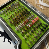 Lively Legz Barbless/ Tungsten Small Nymph Box (Preloaded with 74 Flies)