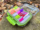 Lively Legz "The Minimalist" Loaded Box (84 Barbed Flies)