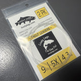 Lively Legz 9ft Trout Leaders (2 Pack)