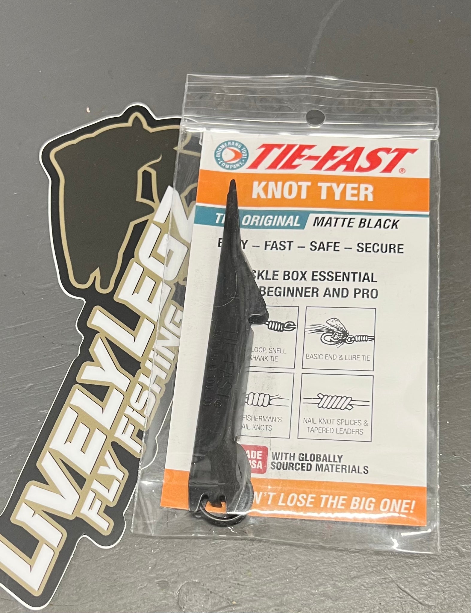 Tie-Fast Knot Tyer - black