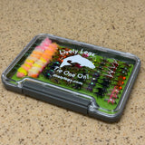 Lively Legz Steelhead & Big Stockies Series 2x Strong Barbed/ Tungsten Small Slim Fly Box (74 Flies)