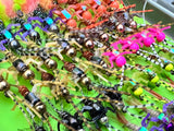 Lively Legz Barbed/ Tungsten Slim Steelhead & Big Stockies 2x Strong Fly Box (74 Barbed Flies)