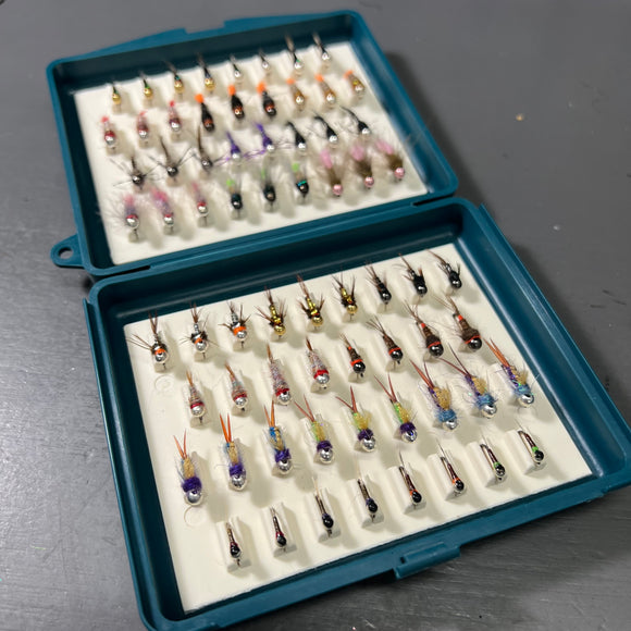 Euro Nymph Bug Luggage Box (Preloaded with 68 Flies)