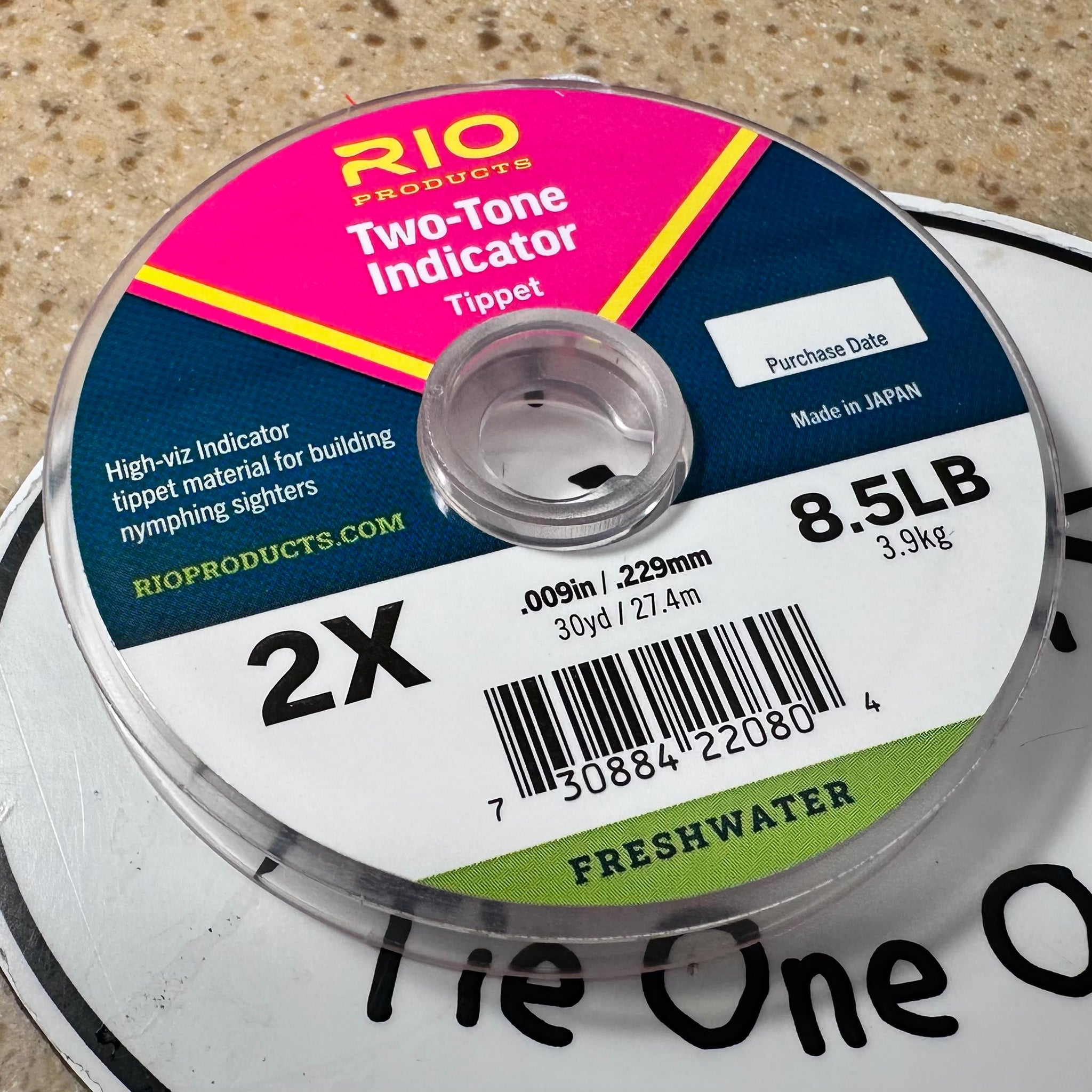 rio RIO TWO TONE INDICATOR TIPPET (Pink and Yellow) – Lively Legz Fly