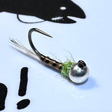 Euro Nymph Series/ Competition Barbless/ Tungsten Jig Flies