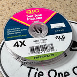 RIO TWO TONE INDICATOR TIPPET (Pink and Yellow)