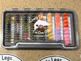 Lively Legz Barbless/ Tungsten Y2K+ Double Trouble Big Fly Box (79 Barbless/ TungstenFlies)