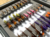 Lively Legz Barbless/Tungsten Slim Euro Nymph Box (50 Barbless Euro Jig Flies)