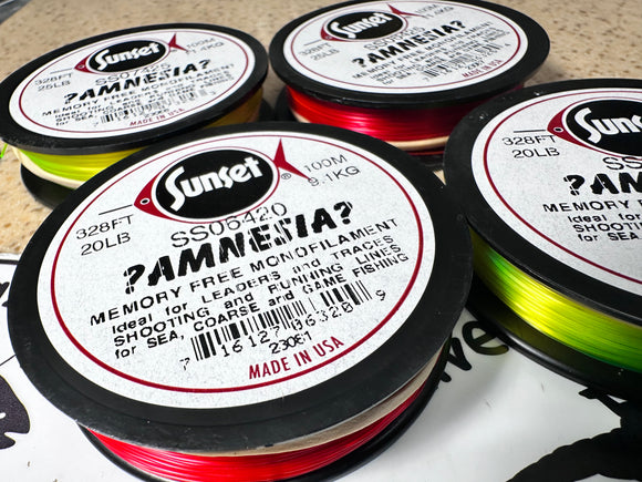 Sunset Amnesia Memory-Free Monofilament Shooting Fly Line – Lively Legz Fly  Fishing