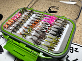 Lively Legz "The Minimalist" Half Loaded Nymph Box (45 Barbed Flies @ approximately 1.30/fly)