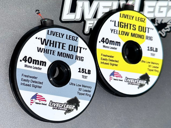Tippet, Tippet Rings, Leaders, and Sighter Line – Lively Legz Fly