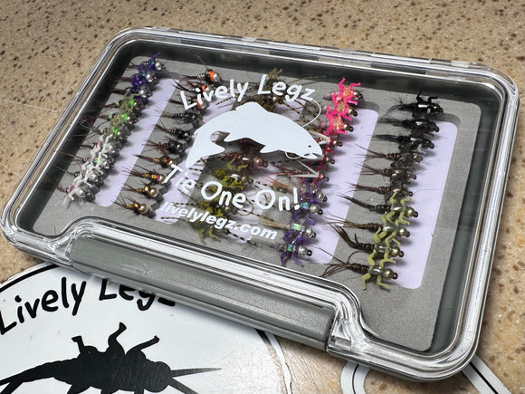 Flies - Fly Assortments – Tagged loaded fly boxes – Lively Legz
