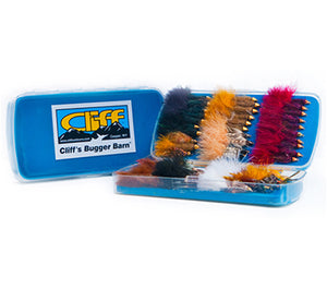 cliff fly fishing boxes The Bugger Barn™ by Cliff Outdoors (flies not included) – Lively Legz Fly Fishing