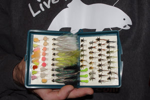 Early Season Trout and Steelhead Small Box (60 Barbed Flies @ approximately 1.25/fly)