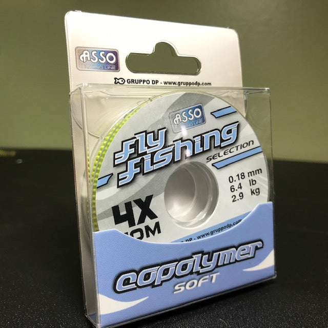 ASSO FLY FISHING COPOLYMER & FLUOROCARBON SOFT TIPPET (Large 50