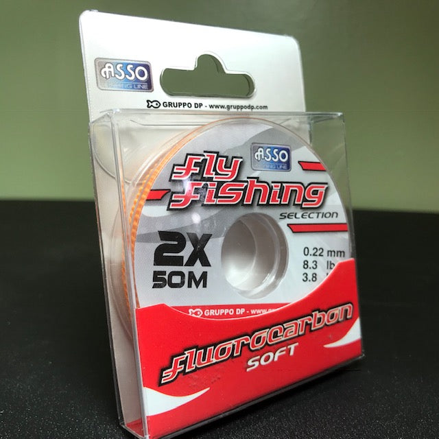 ASSO FLY FISHING COPOLYMER & FLUOROCARBON SOFT TIPPET (Large 50