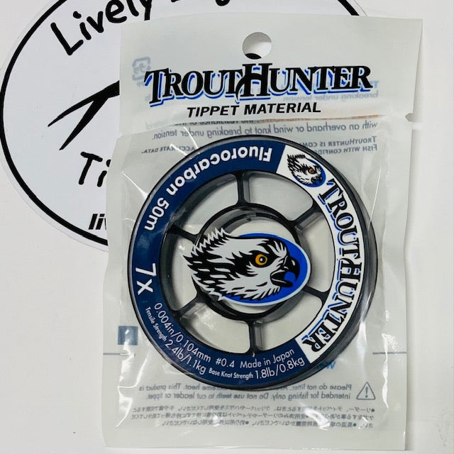 TroutHunter EVO Nylon and Fluorocarbon Tippet 50m Spools – Lively