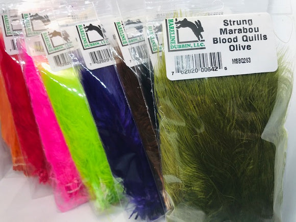 Fine Barred Marabou Feathers – Lively Legz Fly Fishing