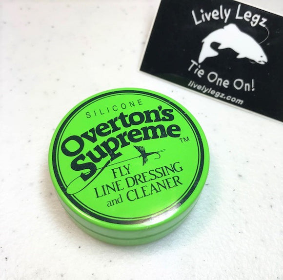 Overton's Supreme Fly Line Dressing and Cleaner Lively Legz Fly Fishing Overton's Supreme Fly Line Dressing and Cleaner Lively Legz Fly Fishing