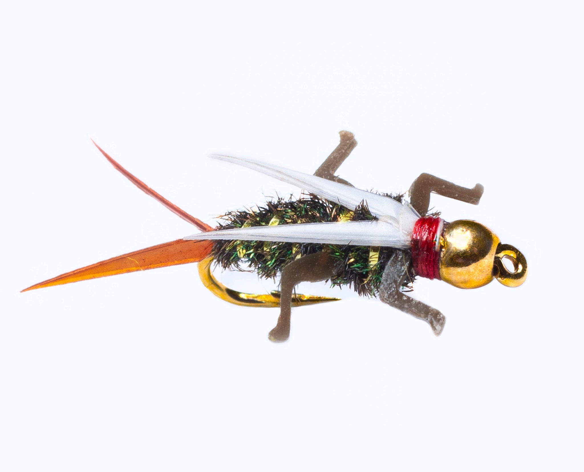 Fly fishing rod with nymphs — Stock Photo © gasaz76 #9550443