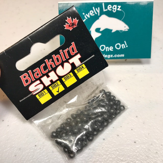 BLACKBIRD Shot Refill Bags – Lively Legz Fly Fishing