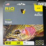 RIO Avid Trout Gold Fly Line with SlickCast