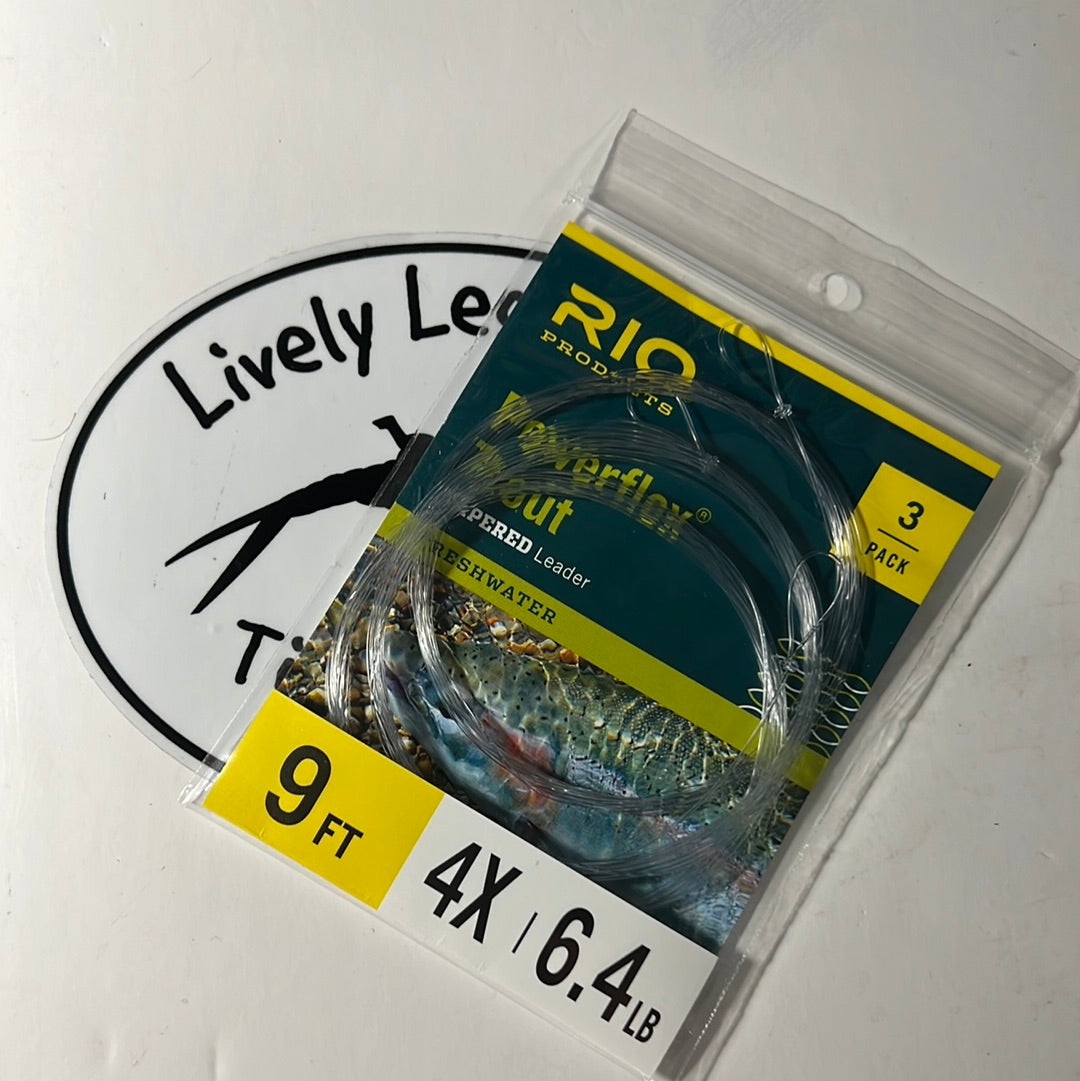 Fly Fishing Leaders Rio Powerflex 7.5 Ft. Fly Fishing Leader 3-Pack ...