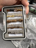 Lively Legz Dry Fly Small Slim Box (Preloaded with 50 Flies @ approximately 1.43/fly)
