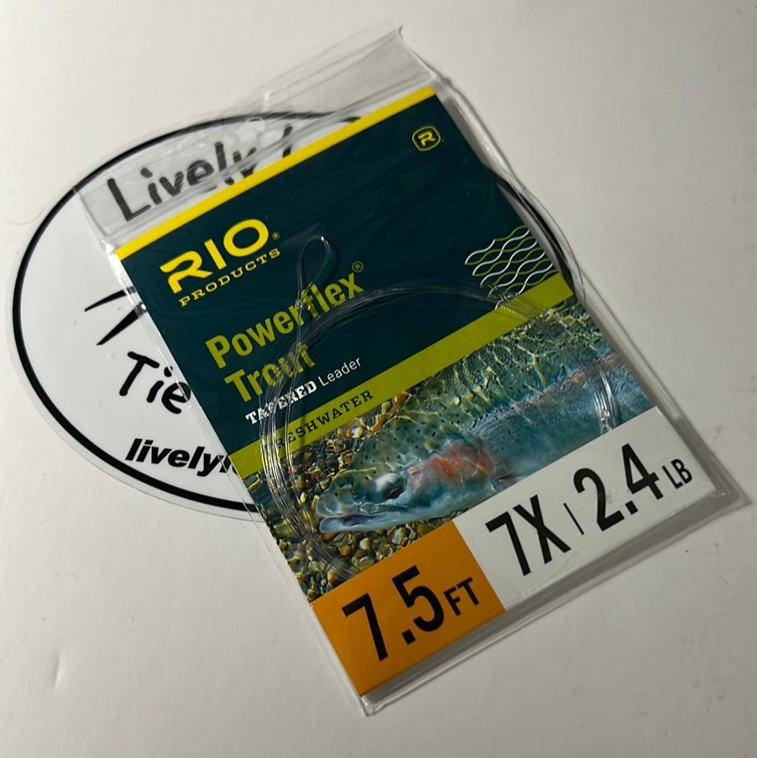 Rio Powerflex Trout Leader 1 Pack – Lively Legz Fly Fishing