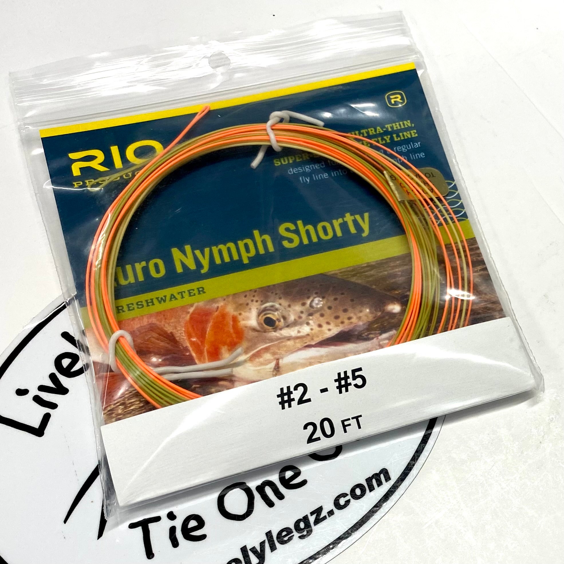 RIO Euro Nymph Shorty Fly Line (Overall Length 20') – Lively Legz